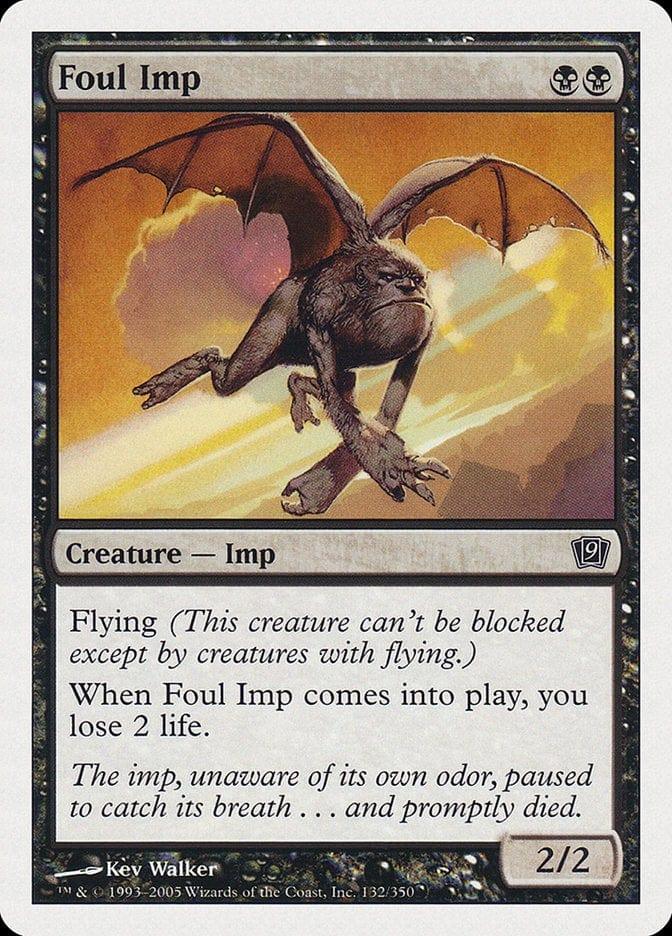 Magic: The Gathering MTG Single Foul Imp [Ninth Edition]