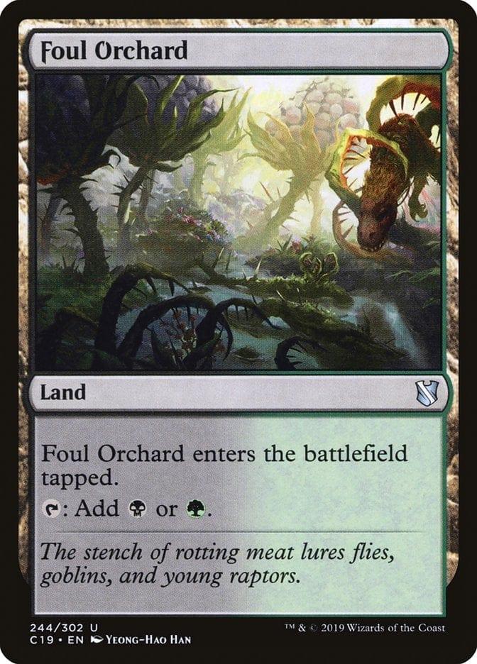Magic: The Gathering MTG Single Foul Orchard [Commander 2019]