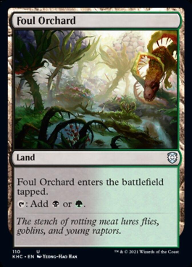 Magic: The Gathering MTG Single Foul Orchard [Kaldheim Commander]