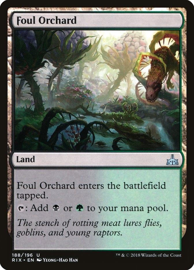 Magic: The Gathering MTG Single Foul Orchard [Rivals of Ixalan]