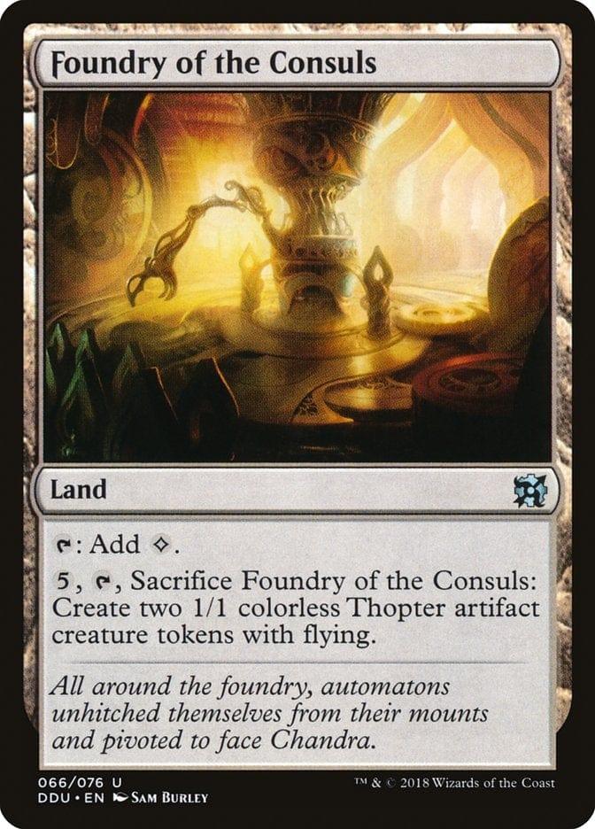 Magic: The Gathering MTG Single Foundry of the Consuls [Duel Decks: Elves vs. Inventors]