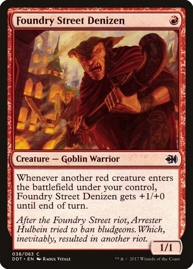 Magic: The Gathering MTG Single Foundry Street Denizen [Duel Decks: Merfolk vs. Goblins]