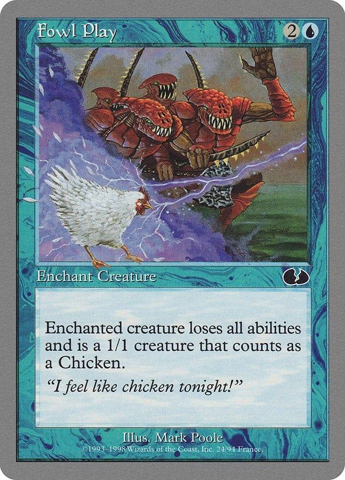 Magic: The Gathering MTG Single Fowl Play [Unglued]