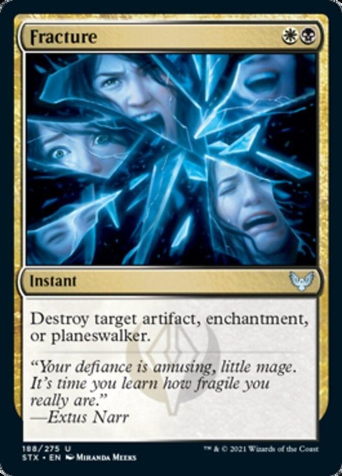 Magic: The Gathering MTG Single Fracture [Strixhaven: School of Mages]
