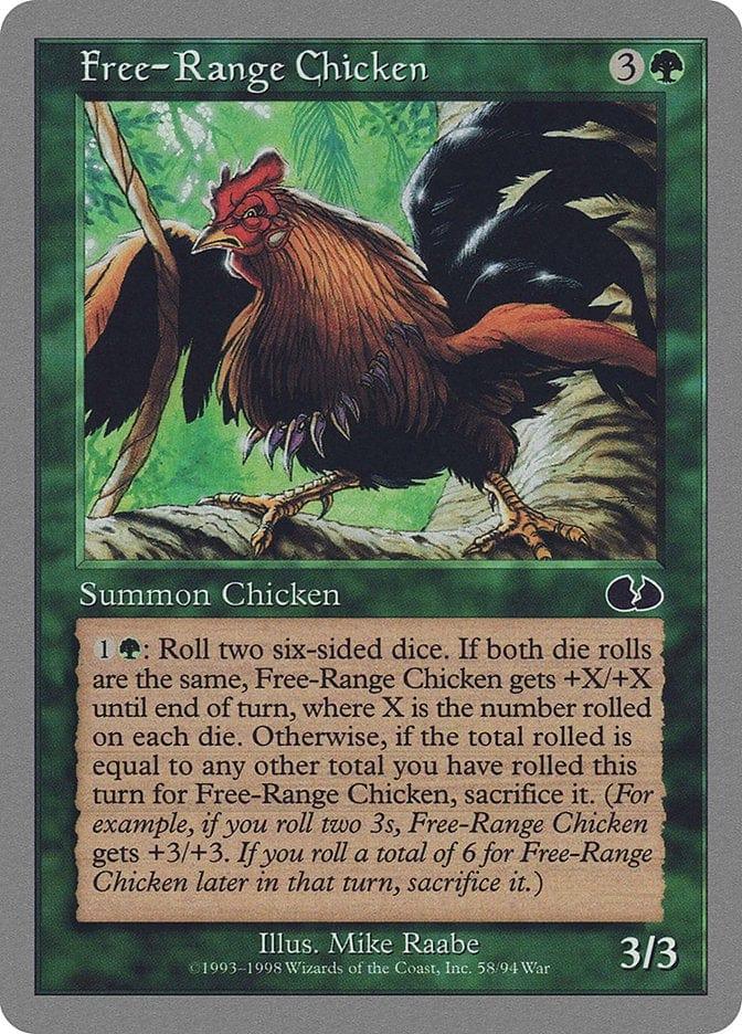 Magic: The Gathering MTG Single Free-Range Chicken [Unglued]