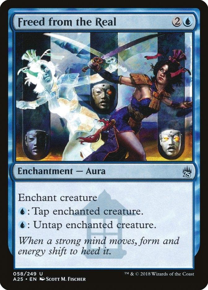 Magic: The Gathering MTG Single Freed from the Real [Masters 25]