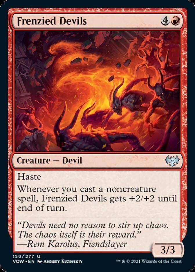 Magic: The Gathering MTG Single Frenzied Devils [Innistrad: Crimson Vow]