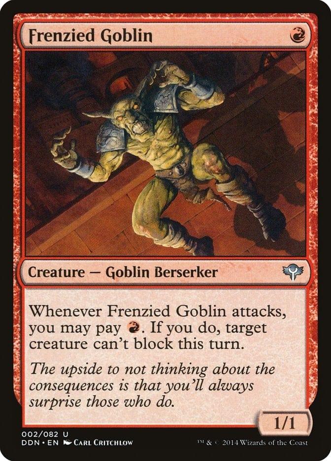 Magic: The Gathering MTG Single Frenzied Goblin [Duel Decks: Speed vs. Cunning]