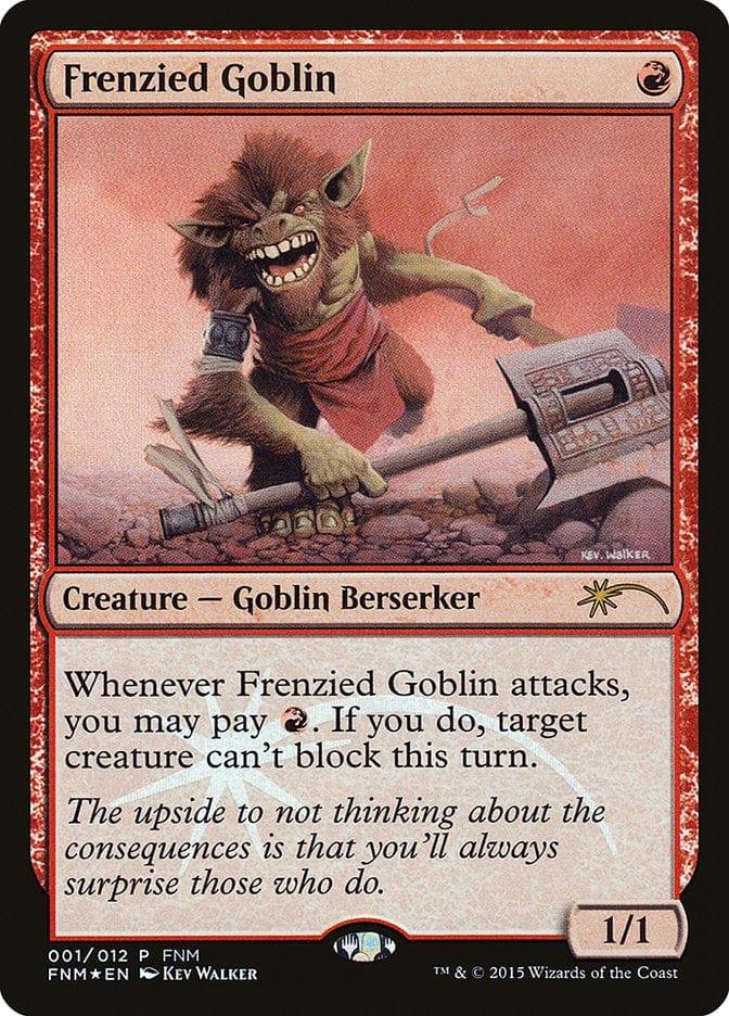 Magic: The Gathering MTG Single Frenzied Goblin [Friday Night Magic 2015]