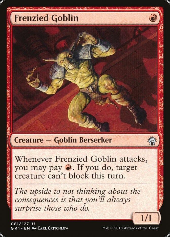 Magic: The Gathering MTG Single Frenzied Goblin [Guilds of Ravnica Guild Kit]
