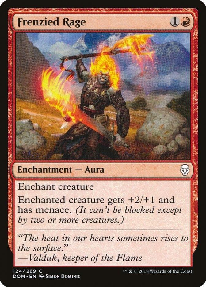 Magic: The Gathering MTG Single Frenzied Rage [Dominaria]