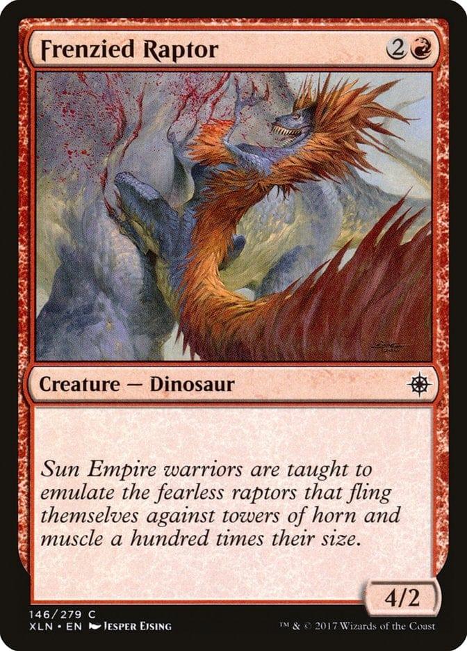 Magic: The Gathering MTG Single Frenzied Raptor [Ixalan]