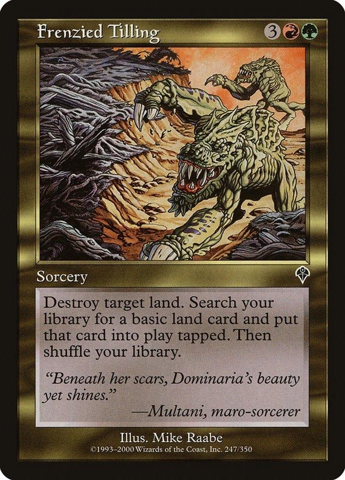 Magic: The Gathering MTG Single Frenzied Tilling [Invasion]