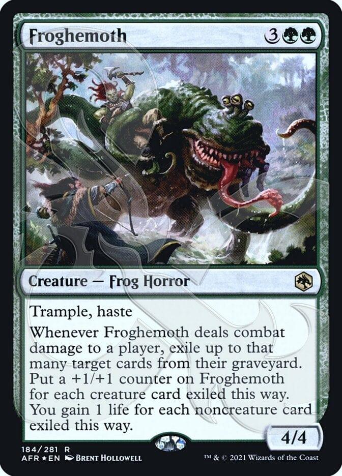 Magic: The Gathering MTG Single Froghemoth (Ampersand Promo) [Dungeons & Dragons: Adventures in the Forgotten Realms Promos]