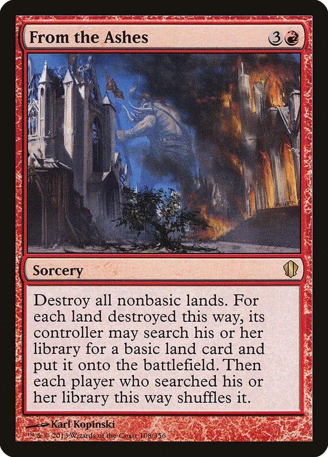 Magic: The Gathering MTG Single From the Ashes [Commander 2013]