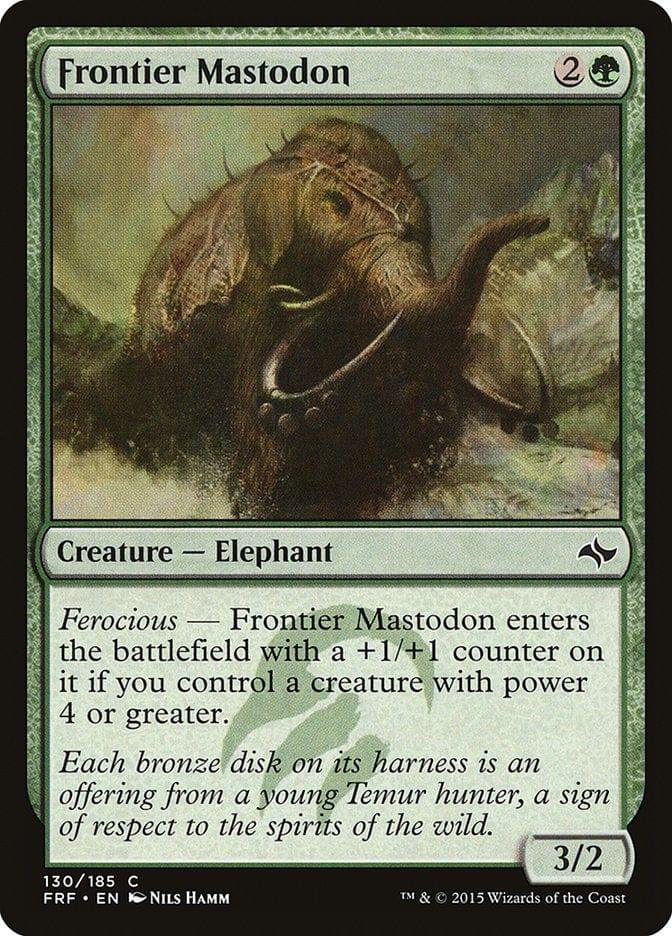 Magic: The Gathering MTG Single Frontier Mastodon [Fate Reforged]