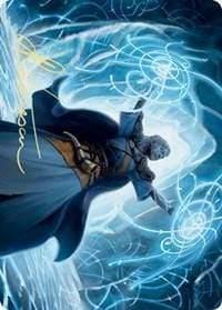 Magic: The Gathering MTG Single Frost Augur Art Card (Gold-Stamped Signature) [Kaldheim: Art Series]