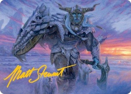 Magic: The Gathering MTG Single Frost Giant Art Card (Gold-Stamped Signature) [Dungeons & Dragons: Adventures in the Forgotten Realms Art Series]