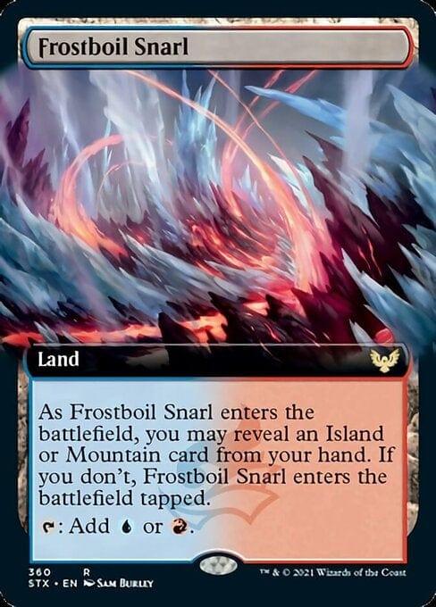 Magic: The Gathering MTG Single Frostboil Snarl (Extended) [Strixhaven: School of Mages]