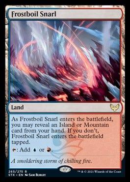 Magic: The Gathering MTG Single Frostboil Snarl [Strixhaven: School of Mages]