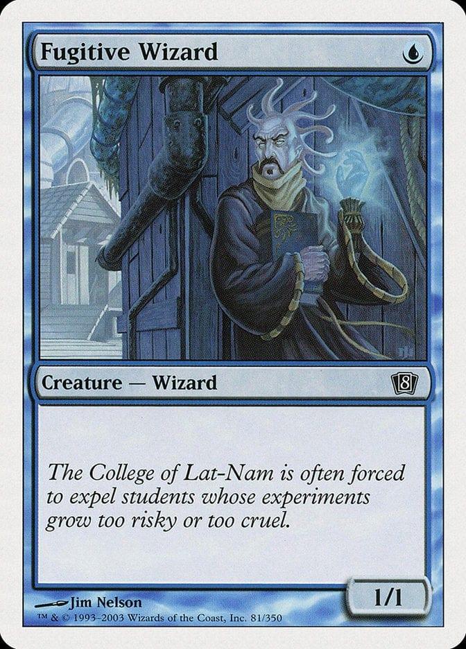 Magic: The Gathering MTG Single Fugitive Wizard [Eighth Edition]