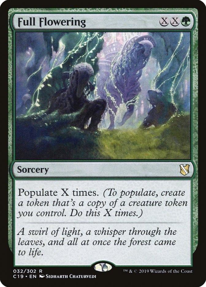 Magic: The Gathering MTG Single Full Flowering [Commander 2019]