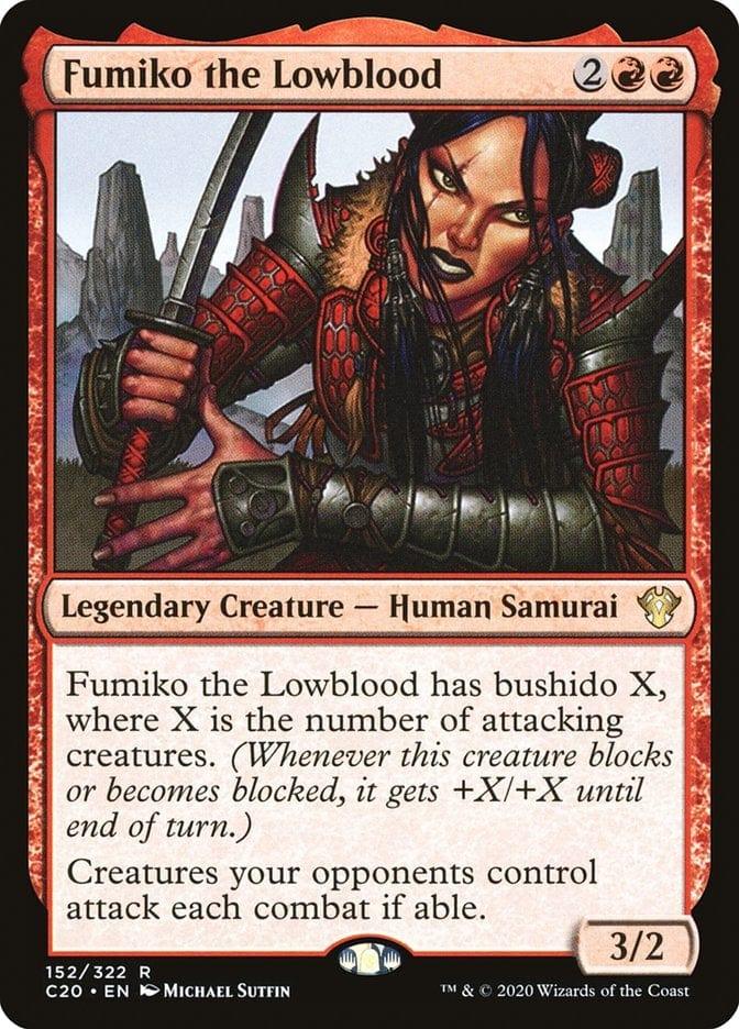 Magic: The Gathering MTG Single Fumiko the Lowblood [Commander 2020]