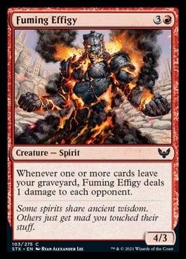 Magic: The Gathering MTG Single Fuming Effigy [Strixhaven: School of Mages]