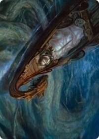 Magic: The Gathering MTG Single Funeral Longboat Art Card [Kaldheim: Art Series]