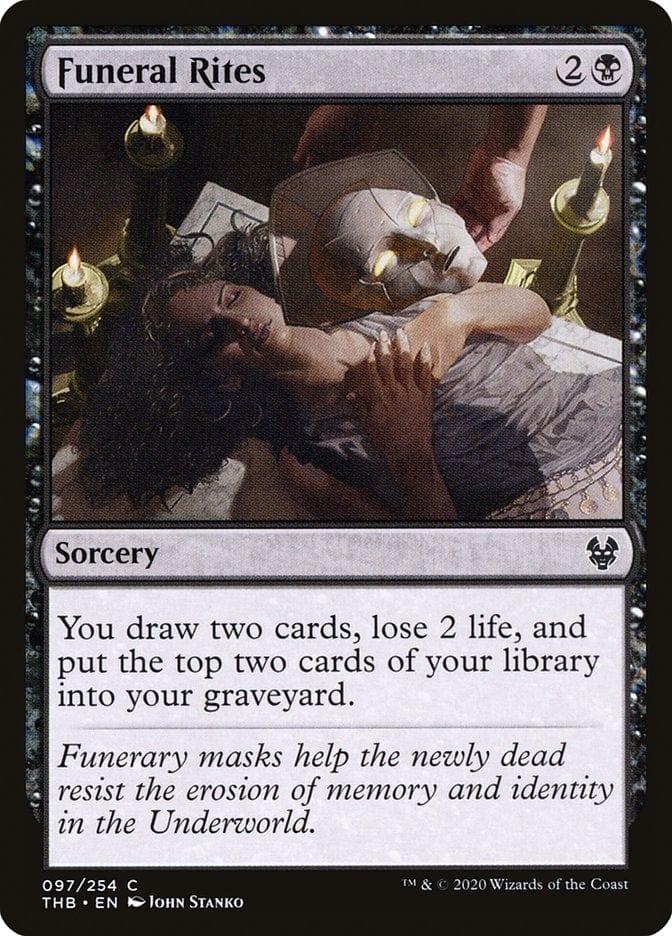 Magic: The Gathering MTG Single Funeral Rites [Theros Beyond Death]