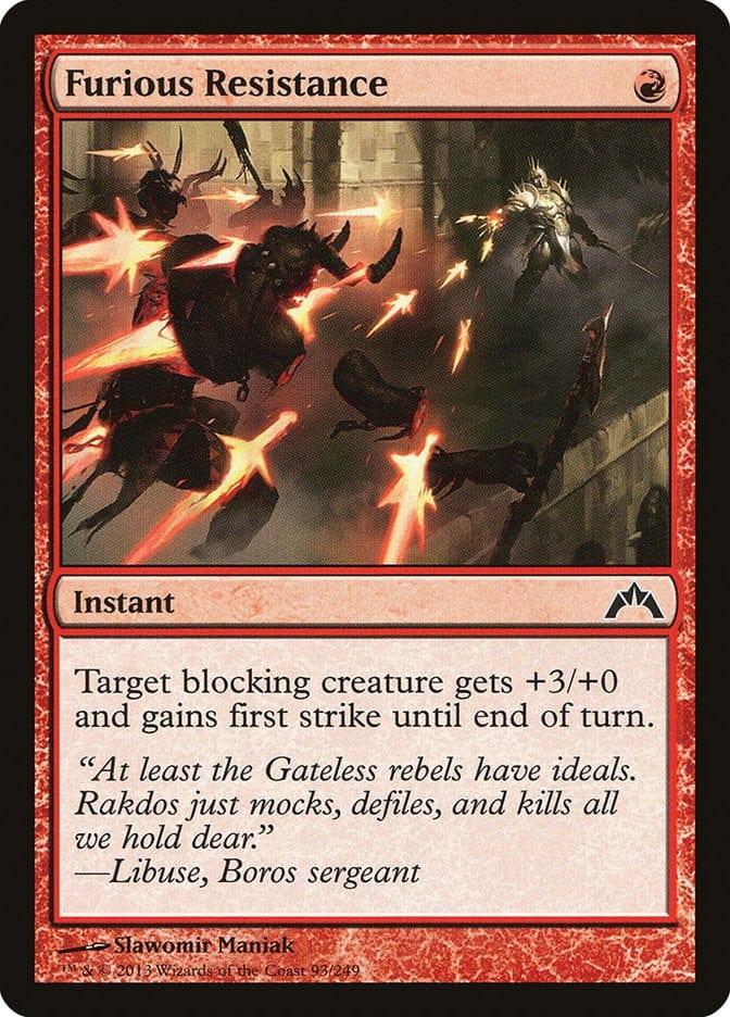 Magic: The Gathering MTG Single Furious Resistance [Gatecrash]