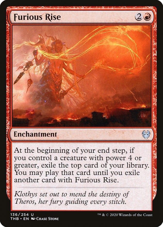 Magic: The Gathering MTG Single Furious Rise [Theros Beyond Death]