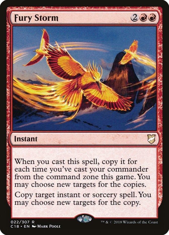 Magic: The Gathering MTG Single Fury Storm [Commander 2018]