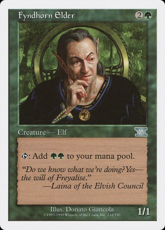 Magic: The Gathering MTG Single Fyndhorn Elder [Classic Sixth Edition]