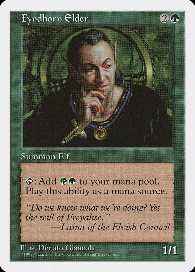 Magic: The Gathering MTG Single Fyndhorn Elder [Fifth Edition]