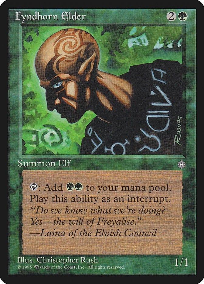 Magic: The Gathering MTG Single Fyndhorn Elder [Ice Age]
