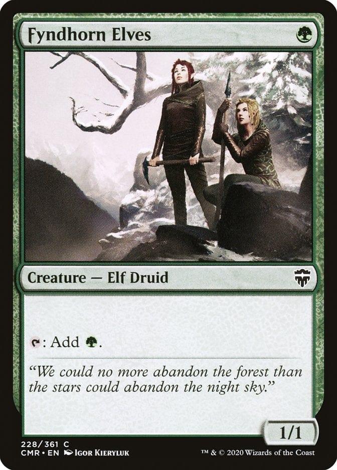 Magic: The Gathering MTG Single Fyndhorn Elves [Commander Legends]