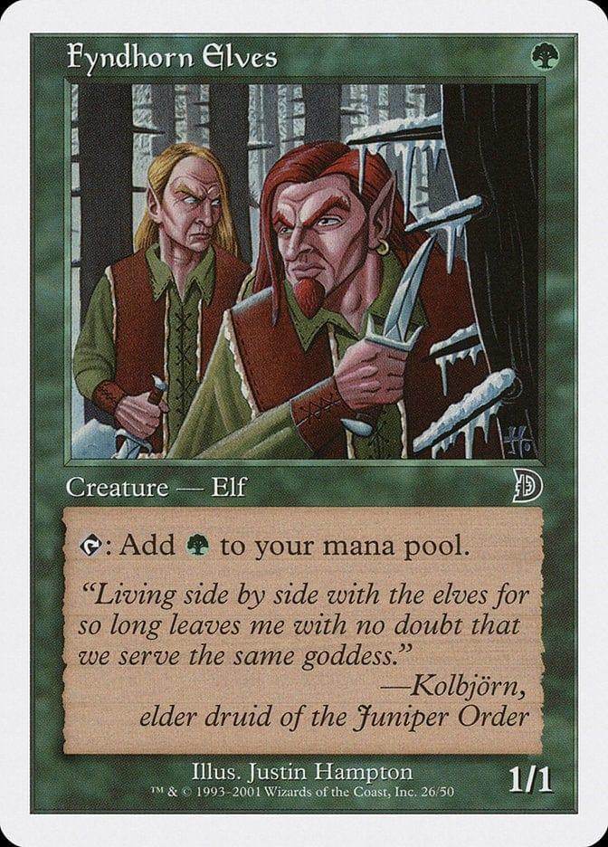 Magic: The Gathering MTG Single Fyndhorn Elves [Deckmasters]