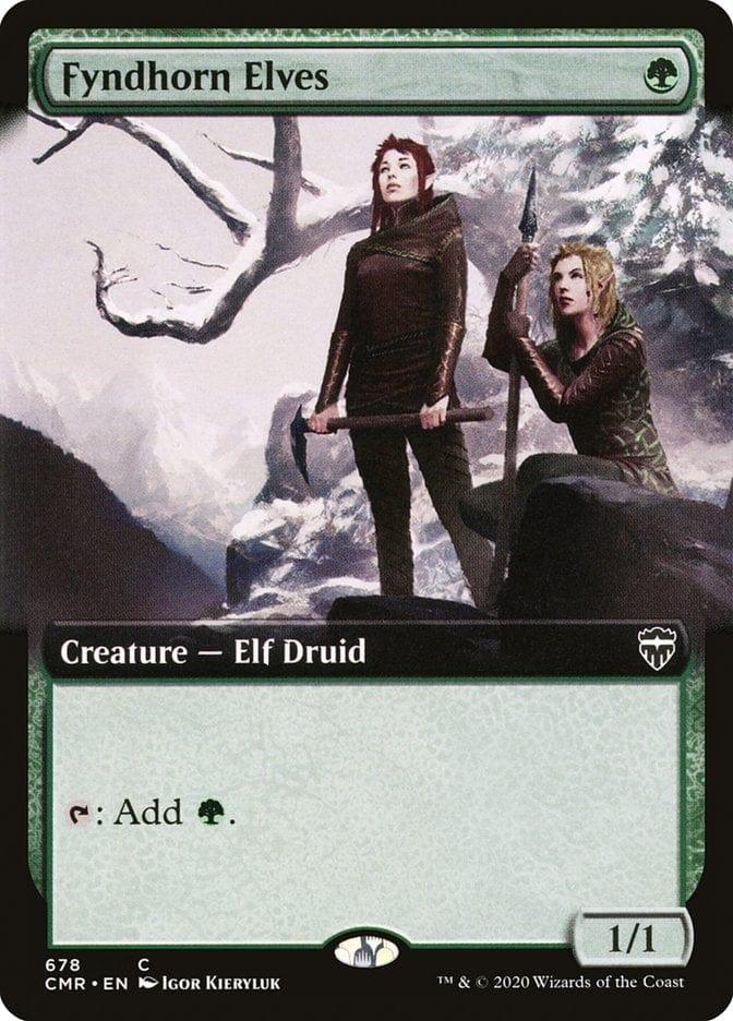 Magic: The Gathering MTG Single Fyndhorn Elves (Extended) [Commander Legends Extended]