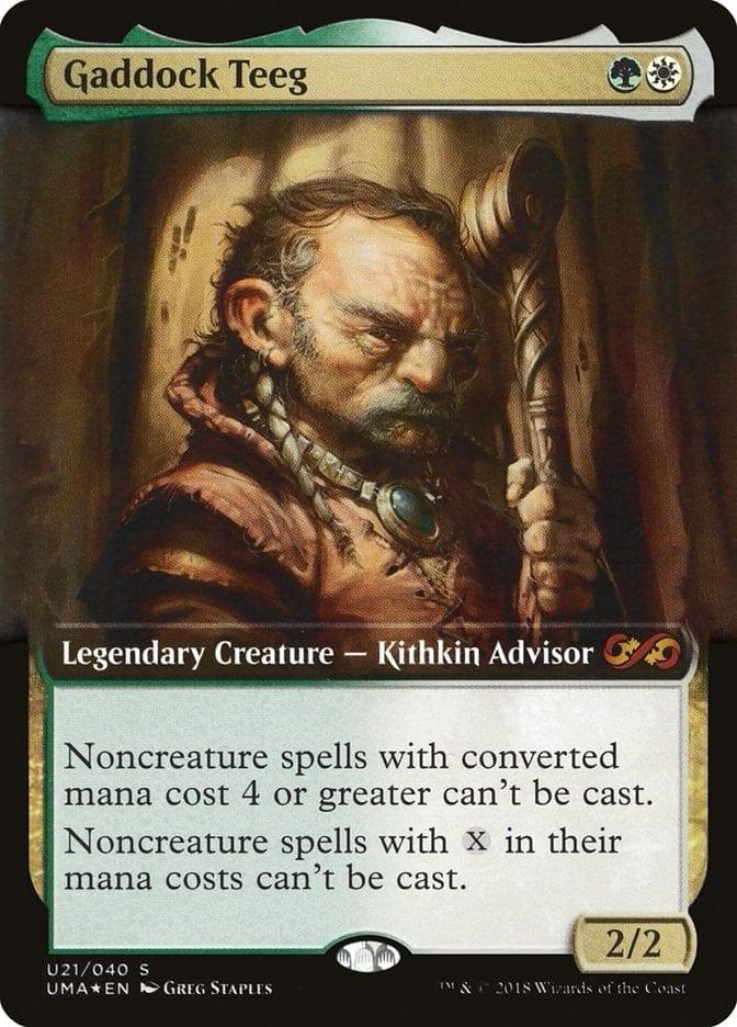 Magic: The Gathering MTG Single Gaddock Teeg (Topper) [Ultimate Box Topper]
