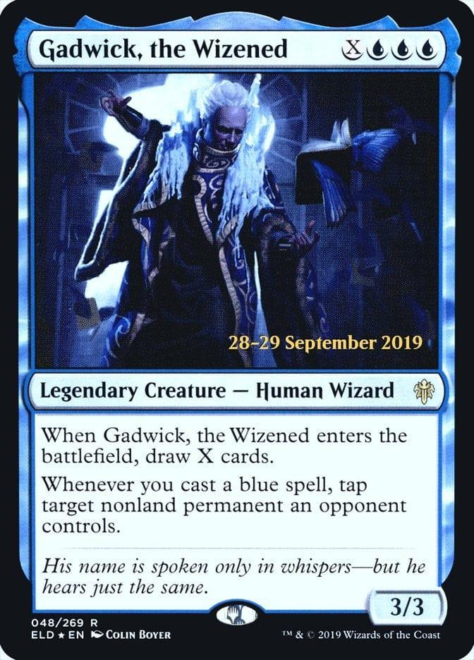 Magic: The Gathering MTG Single Gadwick, the Wizened  [Throne of Eldraine Prerelease Promos]