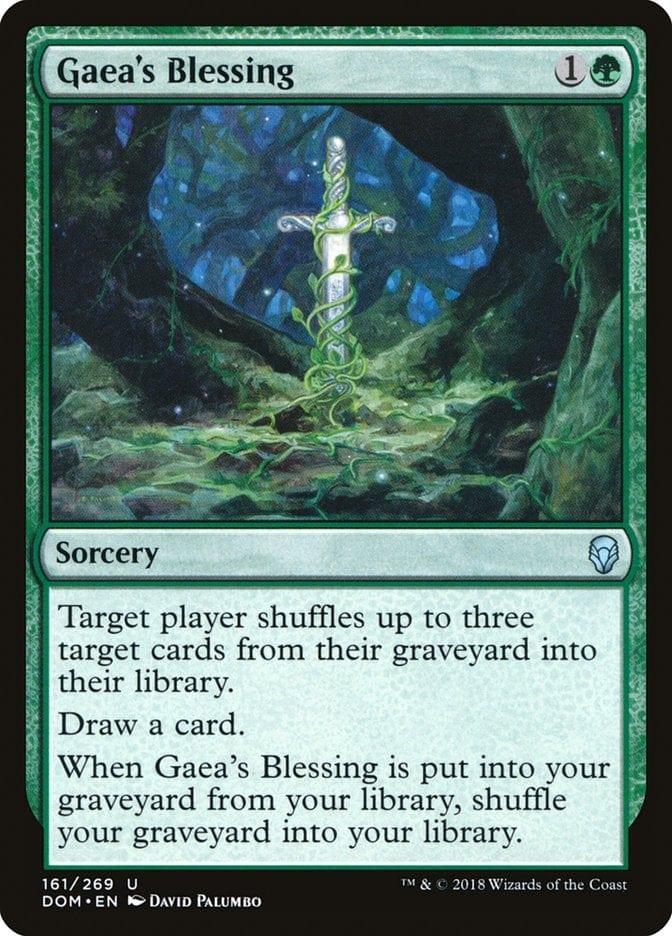 Magic: The Gathering MTG Single Gaea's Blessing [Dominaria]