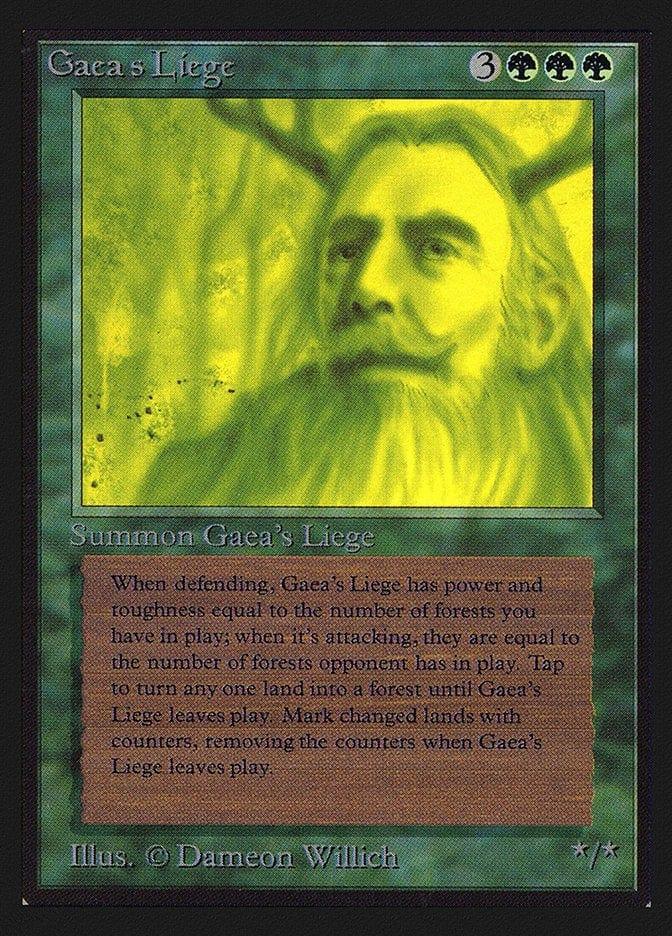 Magic: The Gathering MTG Single Gaea's Liege [Collectors’ Edition]