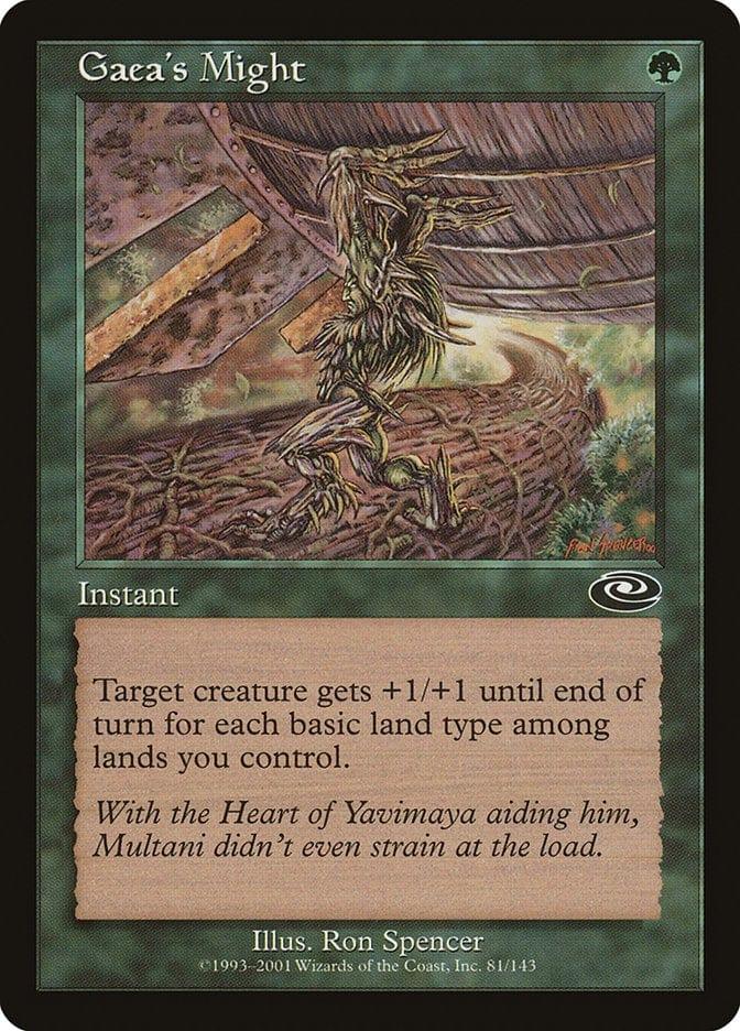 Magic: The Gathering MTG Single Gaea's Might [Planeshift]
