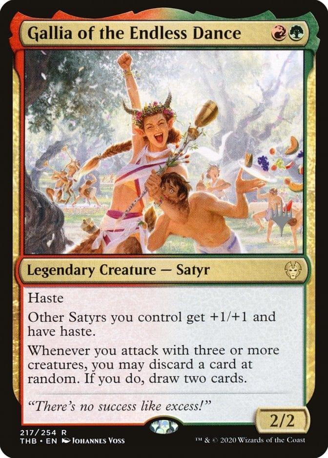 Magic: The Gathering MTG Single Gallia of the Endless Dance (Promo Pack) [Theros Beyond Death Promos]