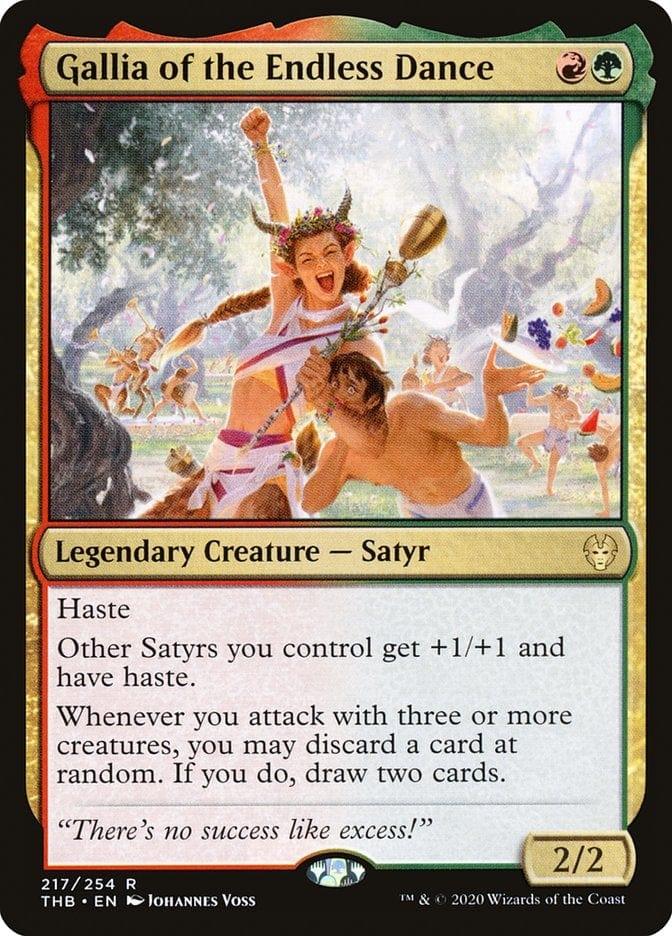 Magic: The Gathering MTG Single Gallia of the Endless Dance [Theros Beyond Death]