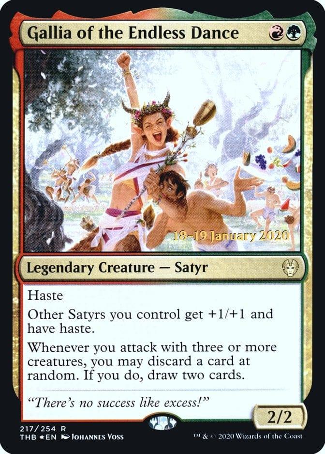 Magic: The Gathering MTG Single Gallia of the Endless Dance [Theros Beyond Death Prerelease Promos]