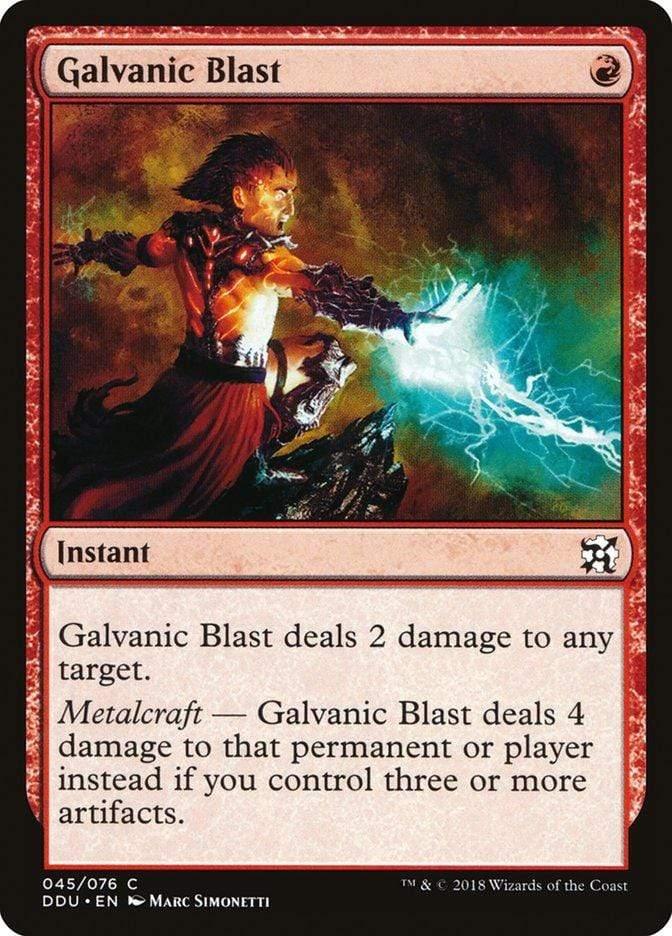 Magic: The Gathering MTG Single Galvanic Blast [Duel Decks: Elves vs. Inventors]