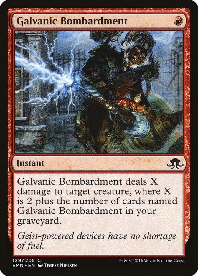 Magic: The Gathering MTG Single Galvanic Bombardment [Eldritch Moon]