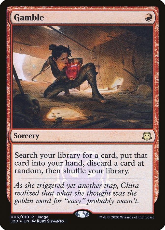 Magic: The Gathering MTG Single Gamble [Judge Gift Cards 2020]